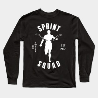 Mens Athletics Sprint Squad Athlete Gift Long Sleeve T-Shirt